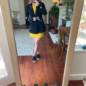 Adorable mustard yellow cocktail dress!